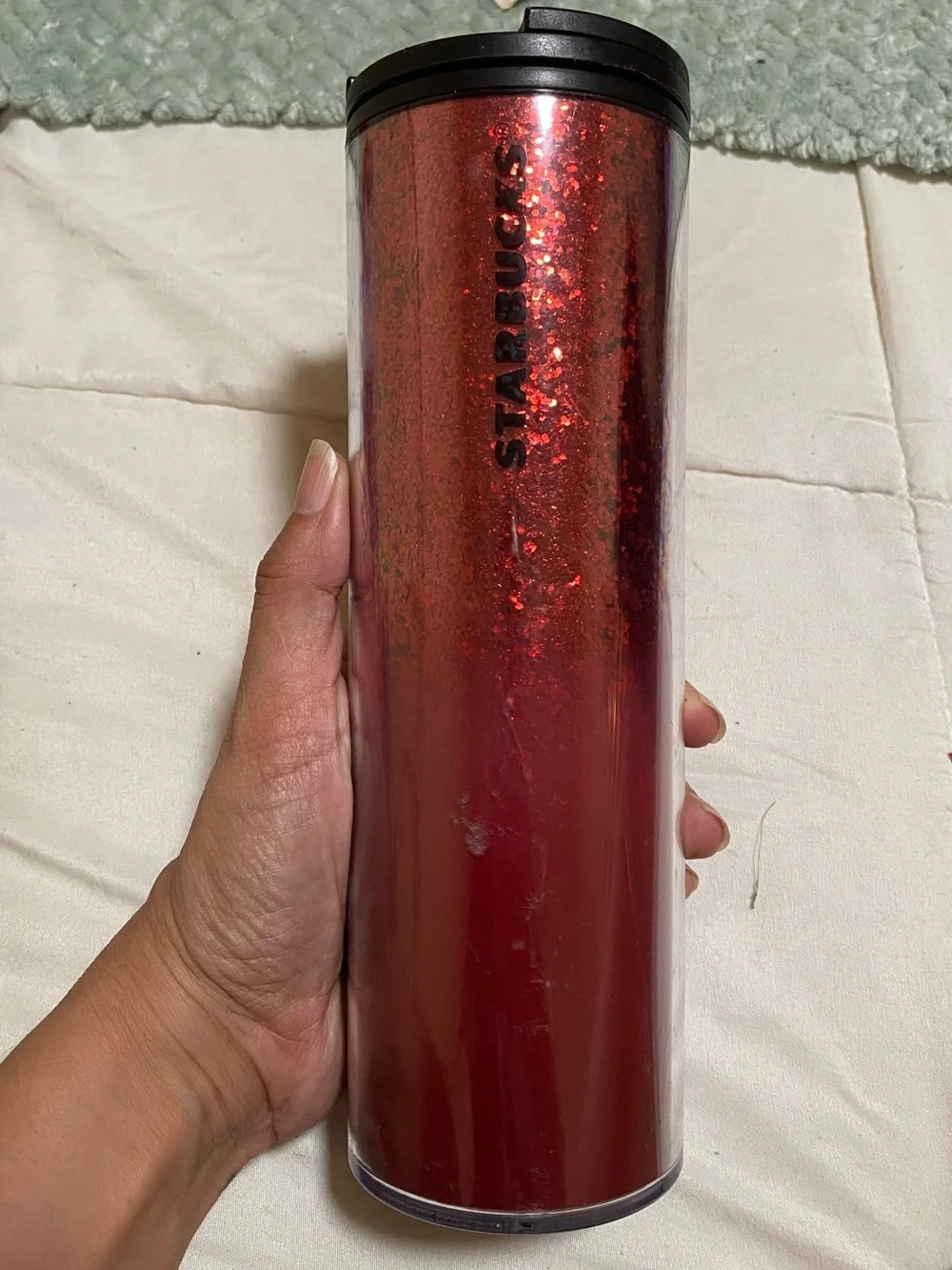 Starbucks tumblers enchanted forest, studded prism and sparkle glitter tumbler
